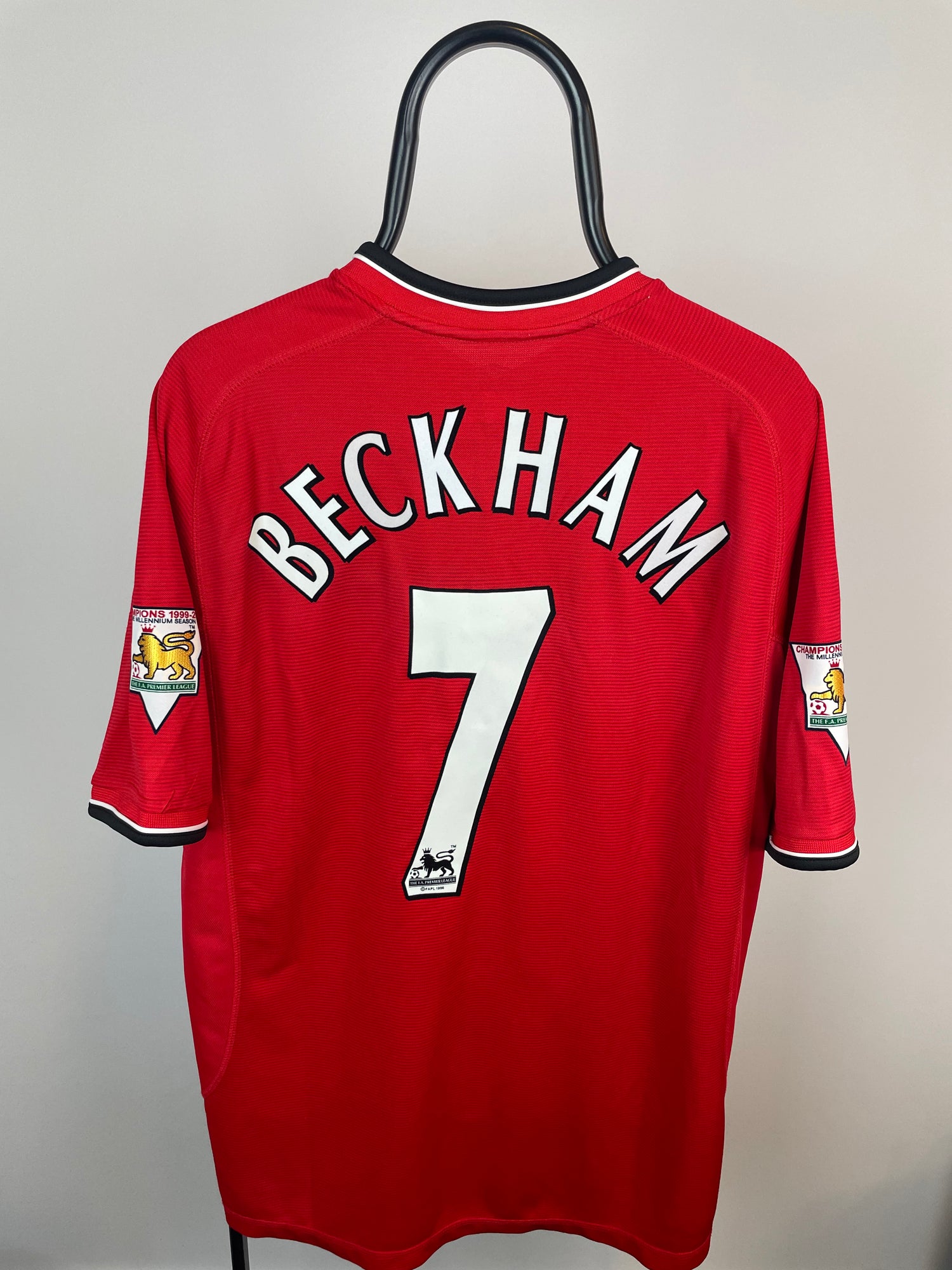 David Beckham Manchester United 00/02 hjemmebanetrøje - XL