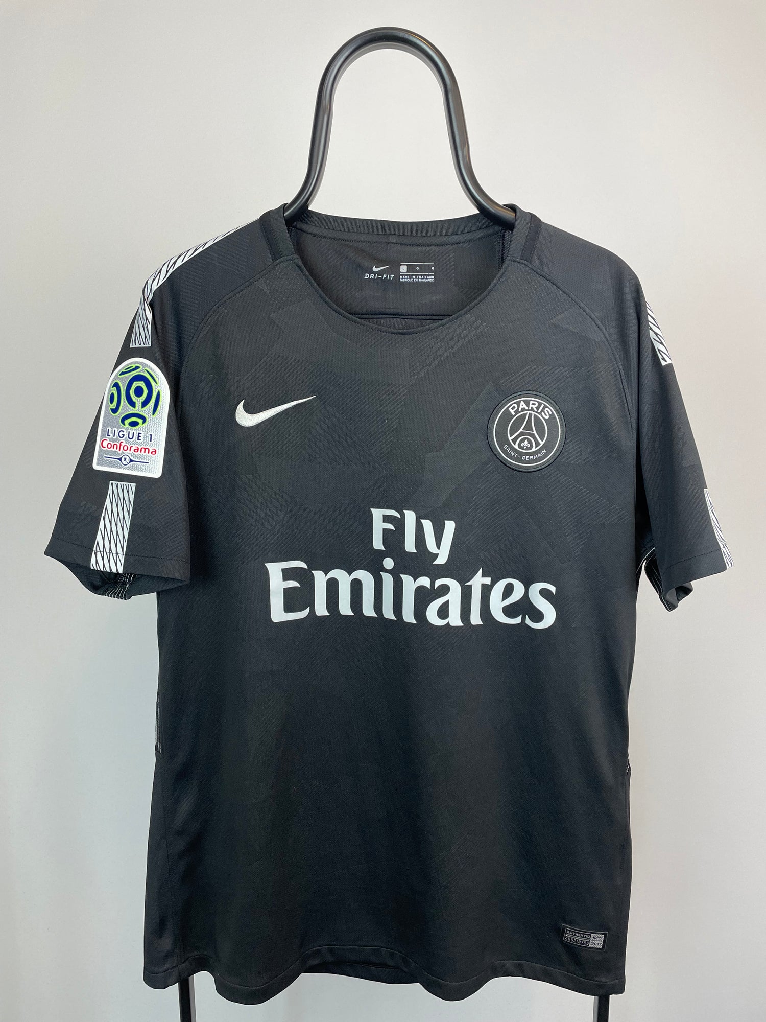 Kylian Mbappe PSG 17/18 3 trøje - L