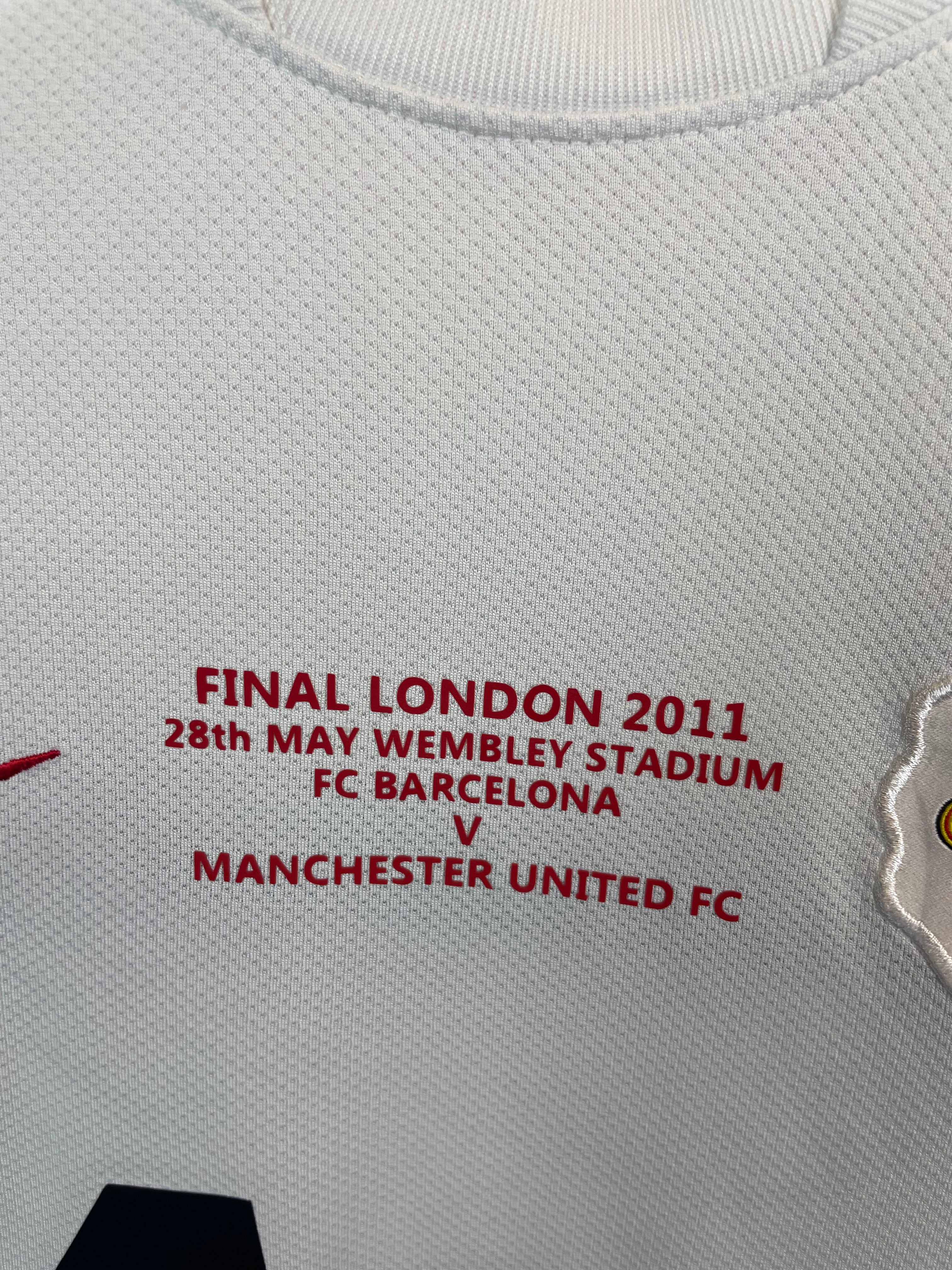 Ryan Giggs Manchester United 10/11 udebanetrøje FINALETYK - M