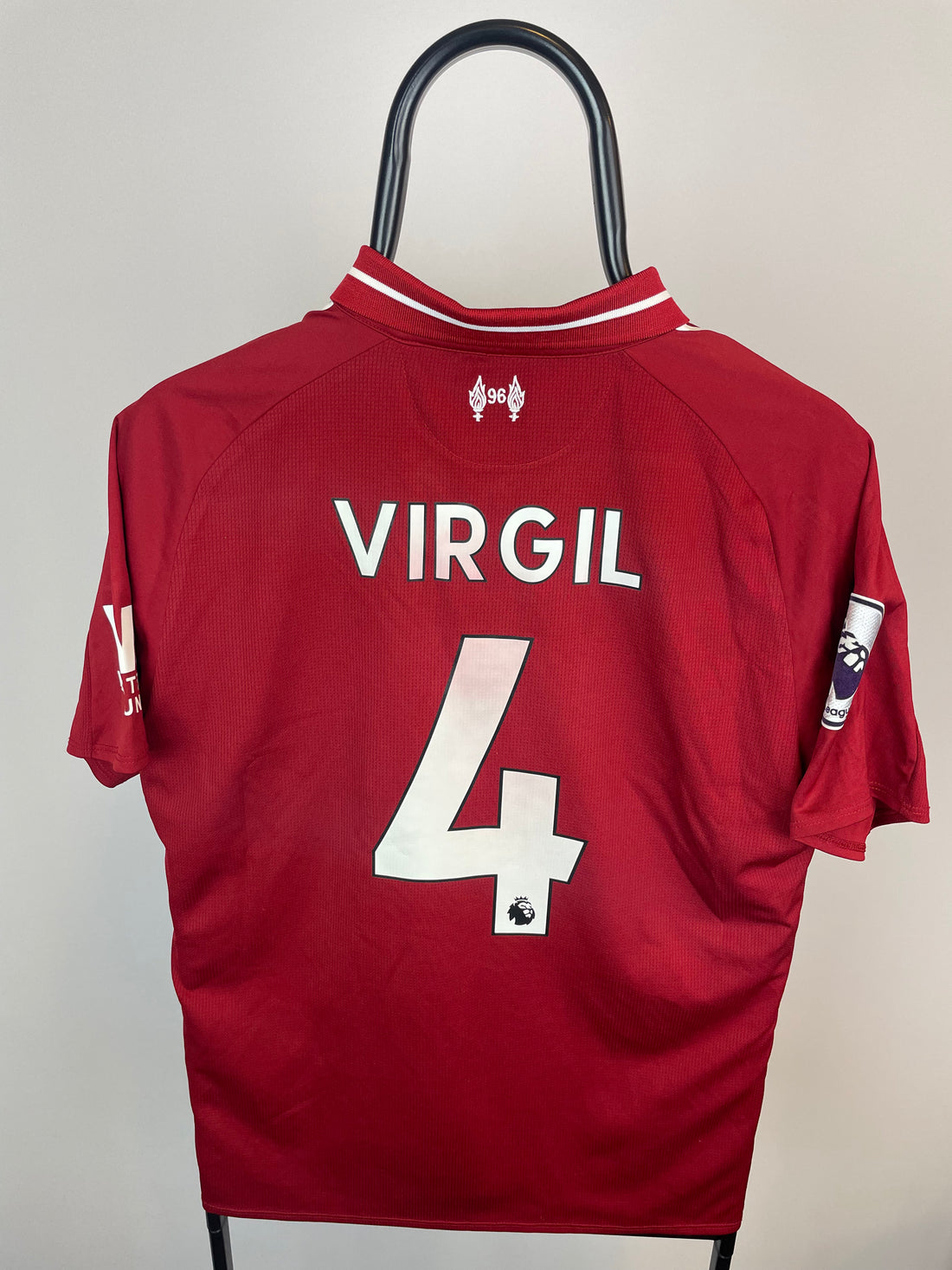 Virgil Van Dijk Liverpool 18/19 hjemmebanetrøje - M