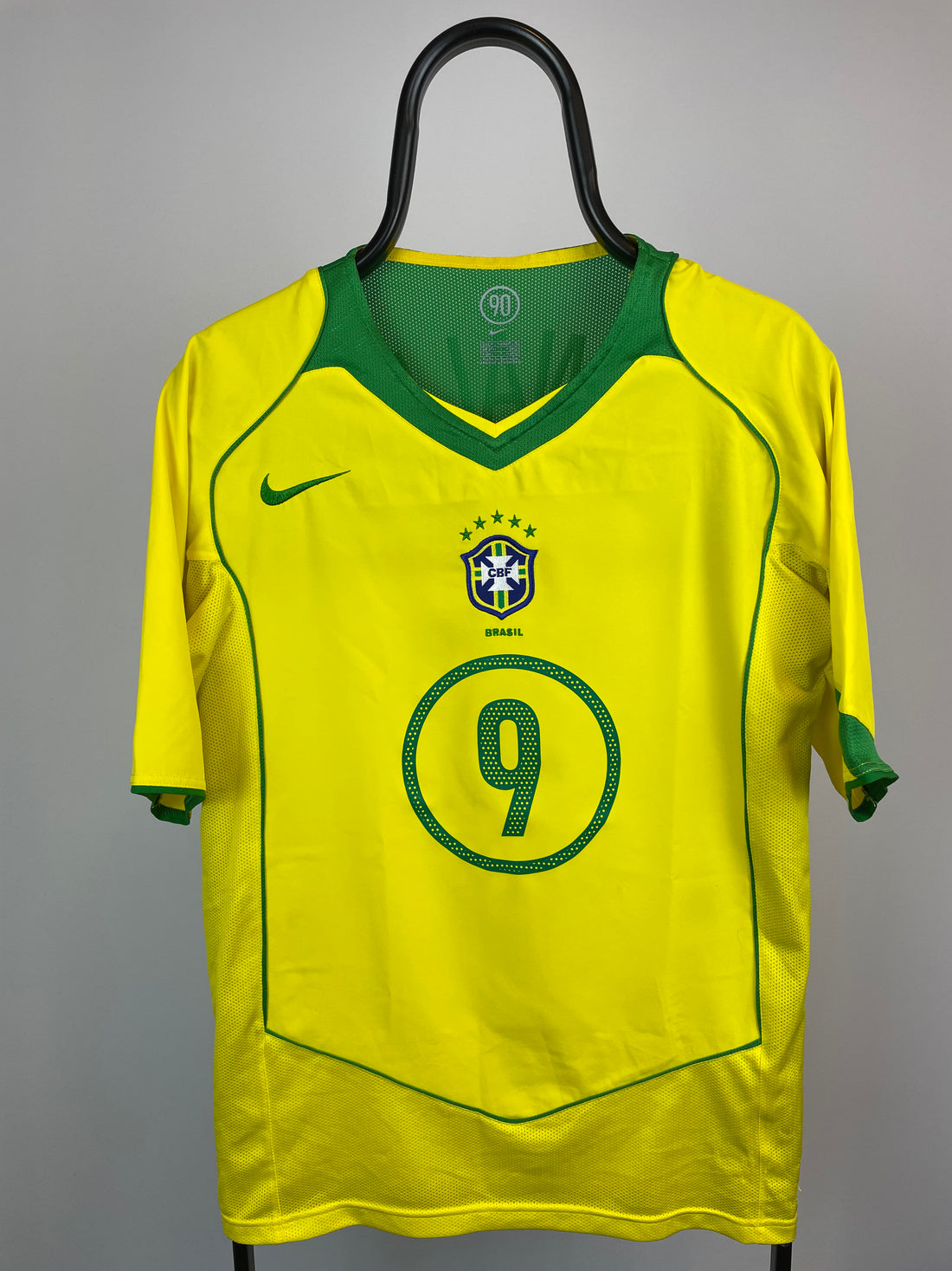 Ronaldo Brasilien 04/06 hjemmebanetrøje - M