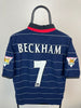 David Beckham Manchester United 99/00 udebanetrøje - M