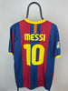 Lionel Messi Barcelona 10/11 hjemmebanetrøje - XL