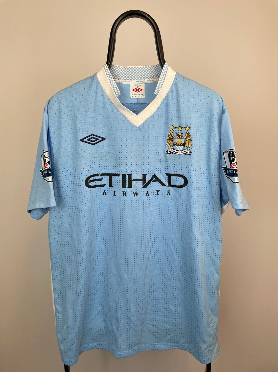 Vincent Kompany Manchester City 11/12 hjemmebanetrøje - XL
