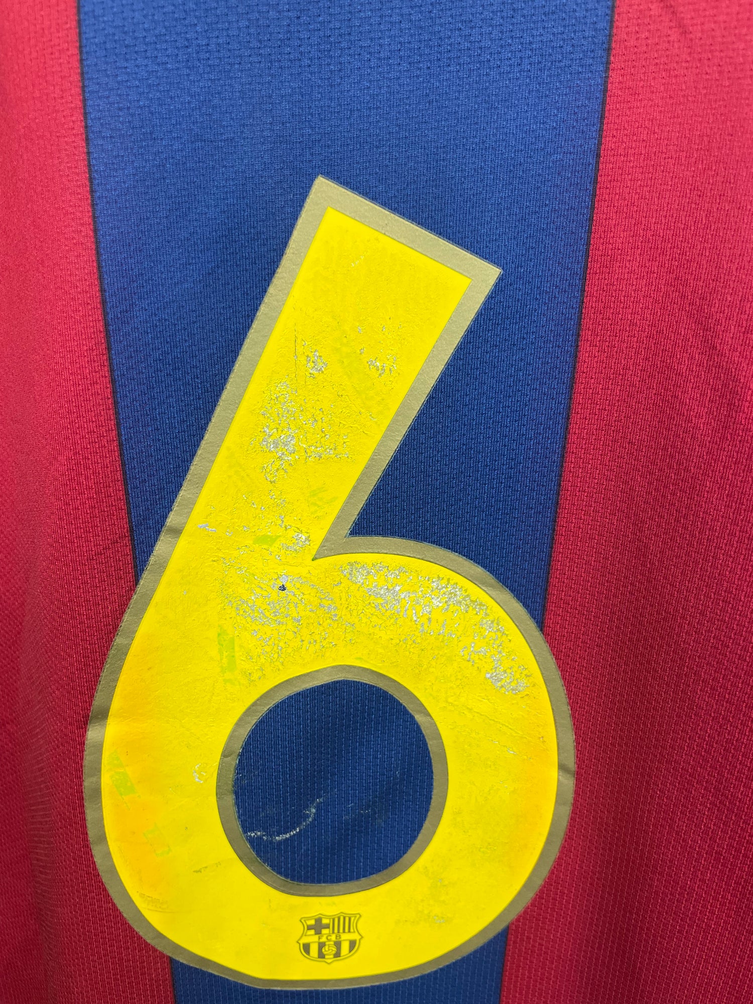 Xavi Barcelona 07/08 hjemmebanetrøje - M