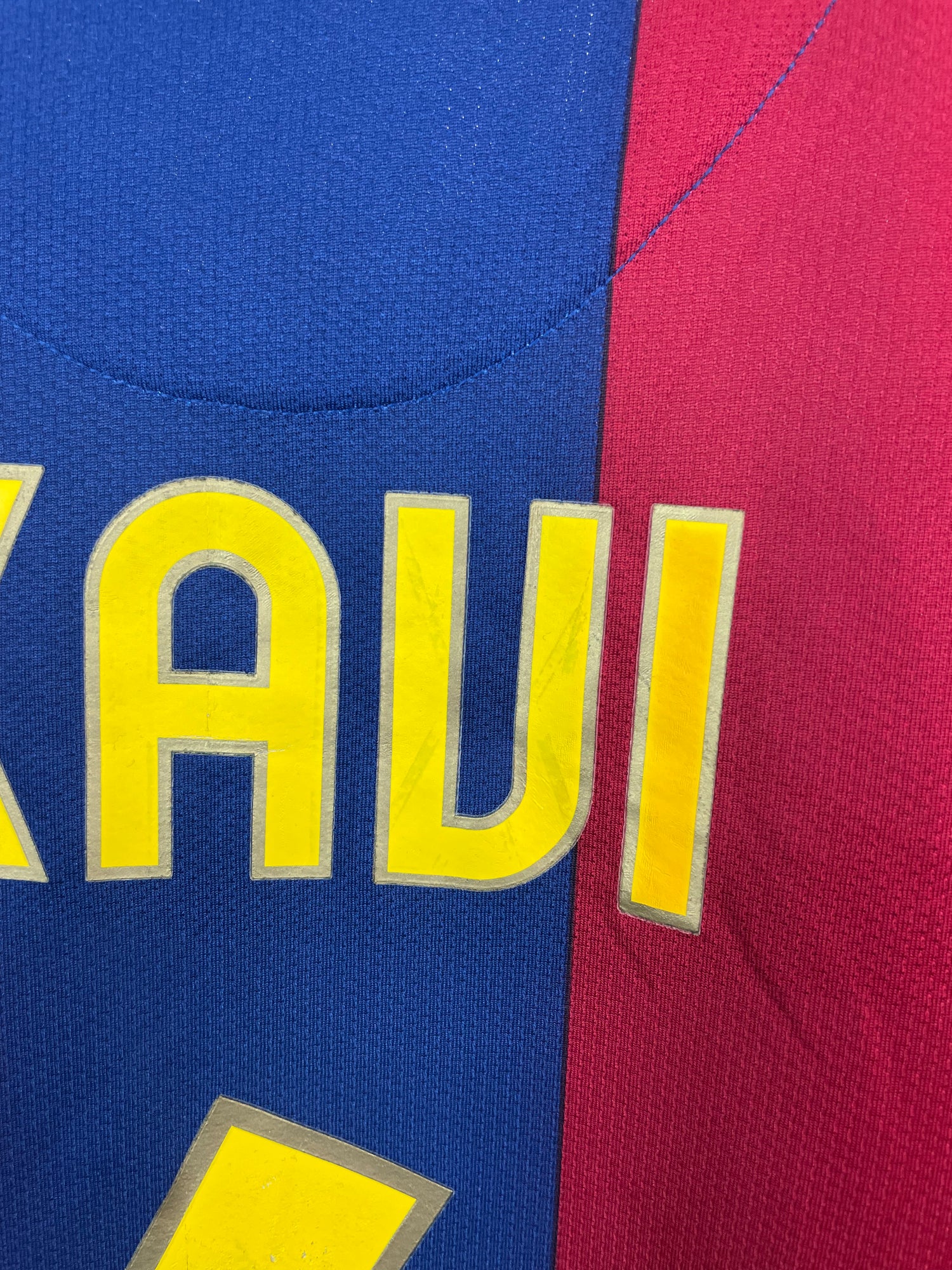 Xavi Barcelona 07/08 hjemmebanetrøje - M