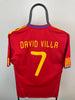 David Villa Spanien 10/12 hjemmebanetrøje - M