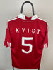 William Kvist Danmark 10/12 hjemmebanetrøje - L