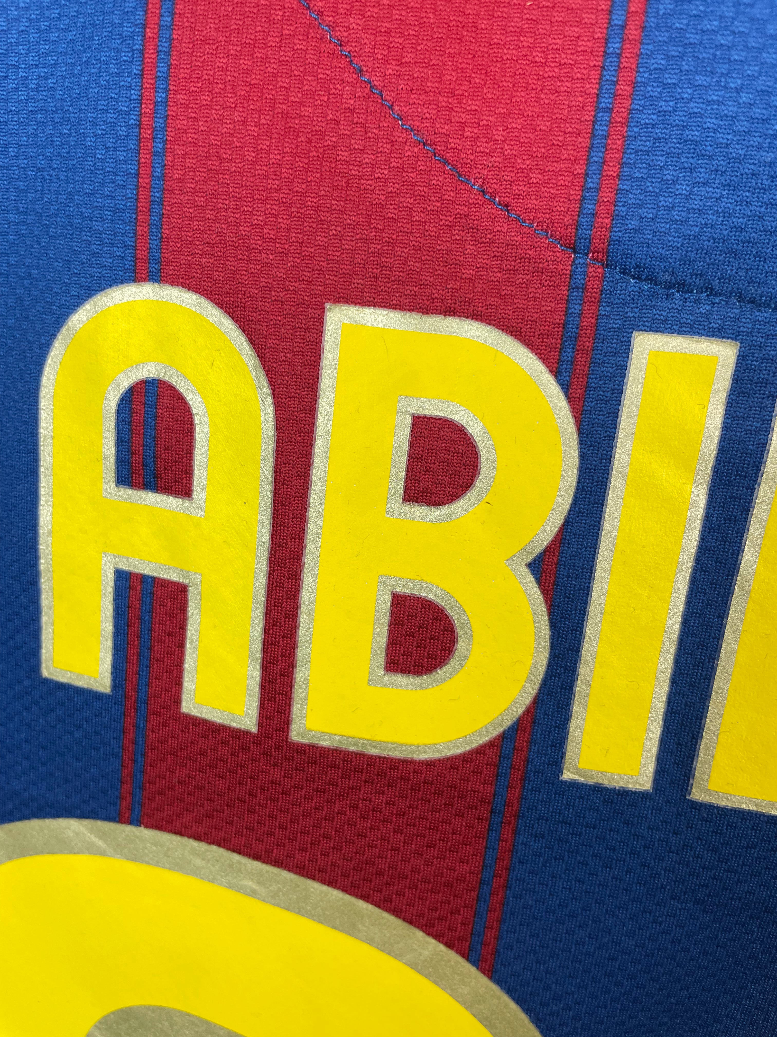 Abidal Barcelona 09/10 hjemmebanetrøje - M