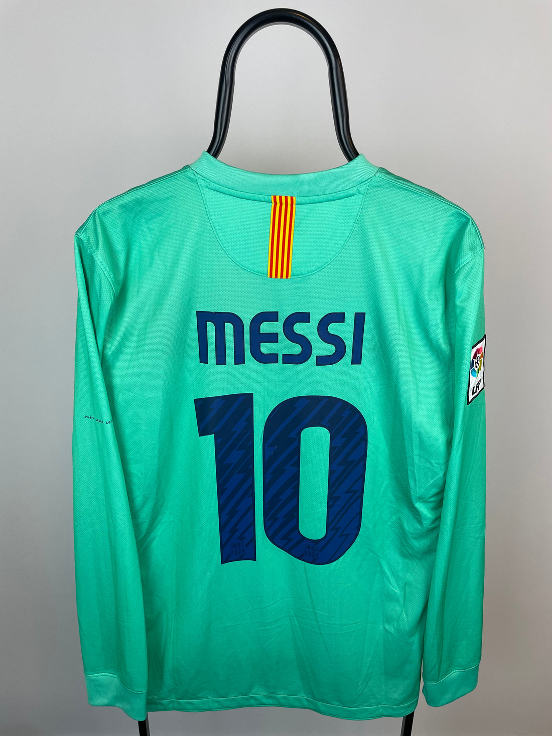 Lionel Messi Barcelona 10/11 langærmet udebanetrøje - L