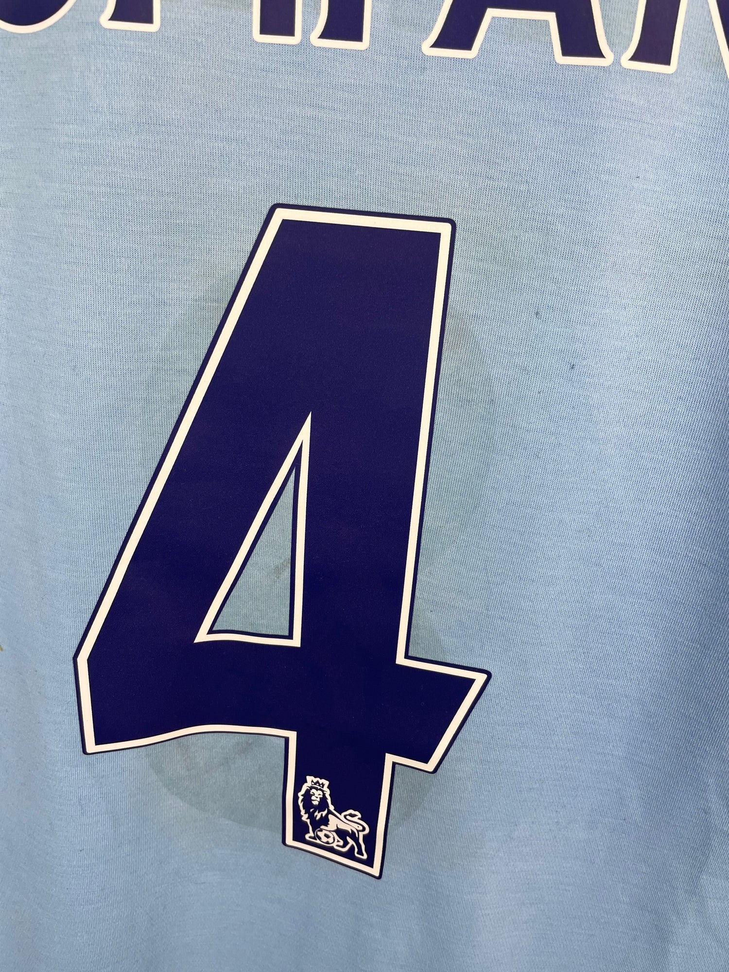 Vincent Kompany Manchester City 11/12 hjemmebanetrøje - L