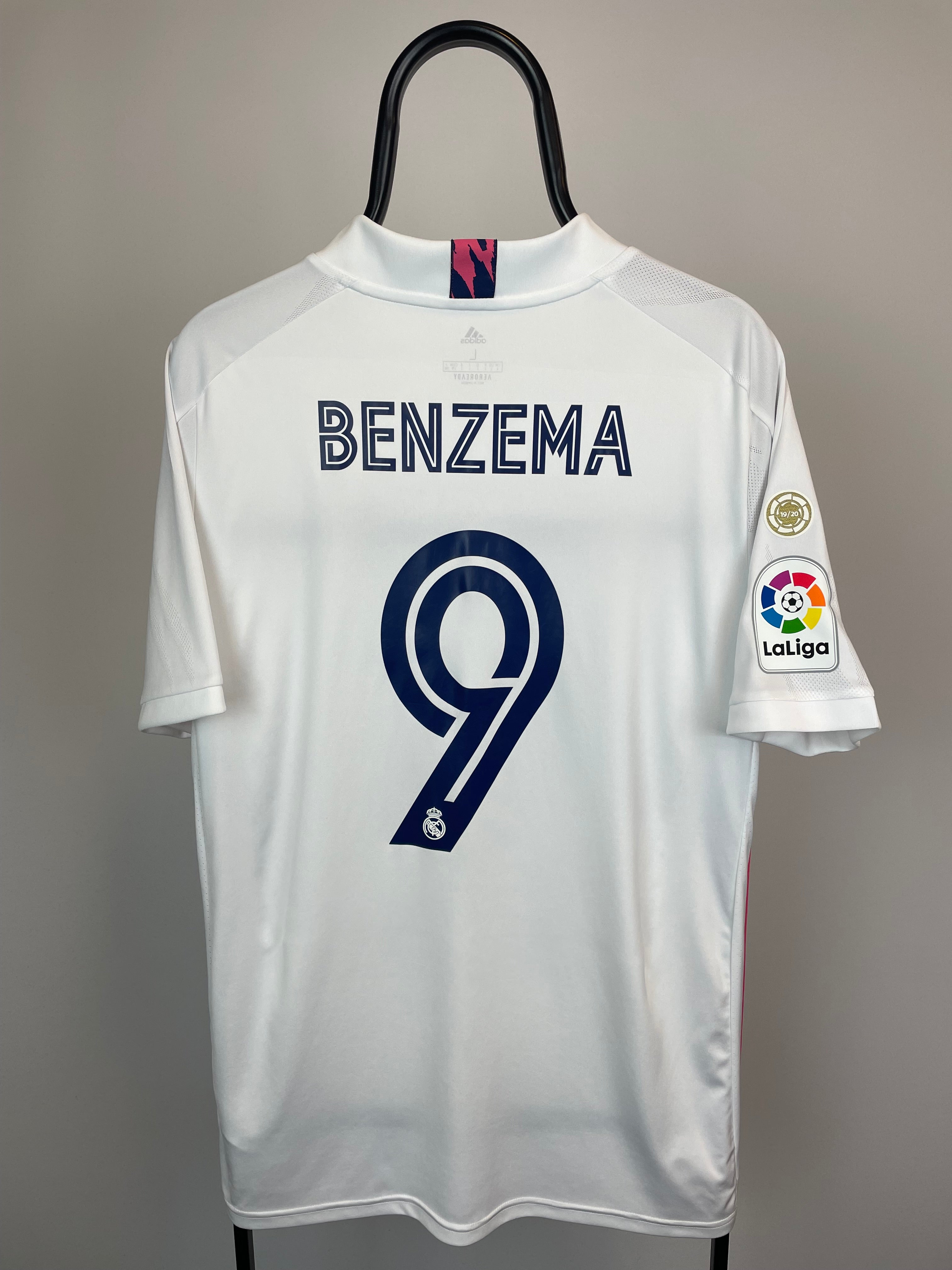 Karim Benzema Real Madrid 20/21 hjemmebanetrøje - L