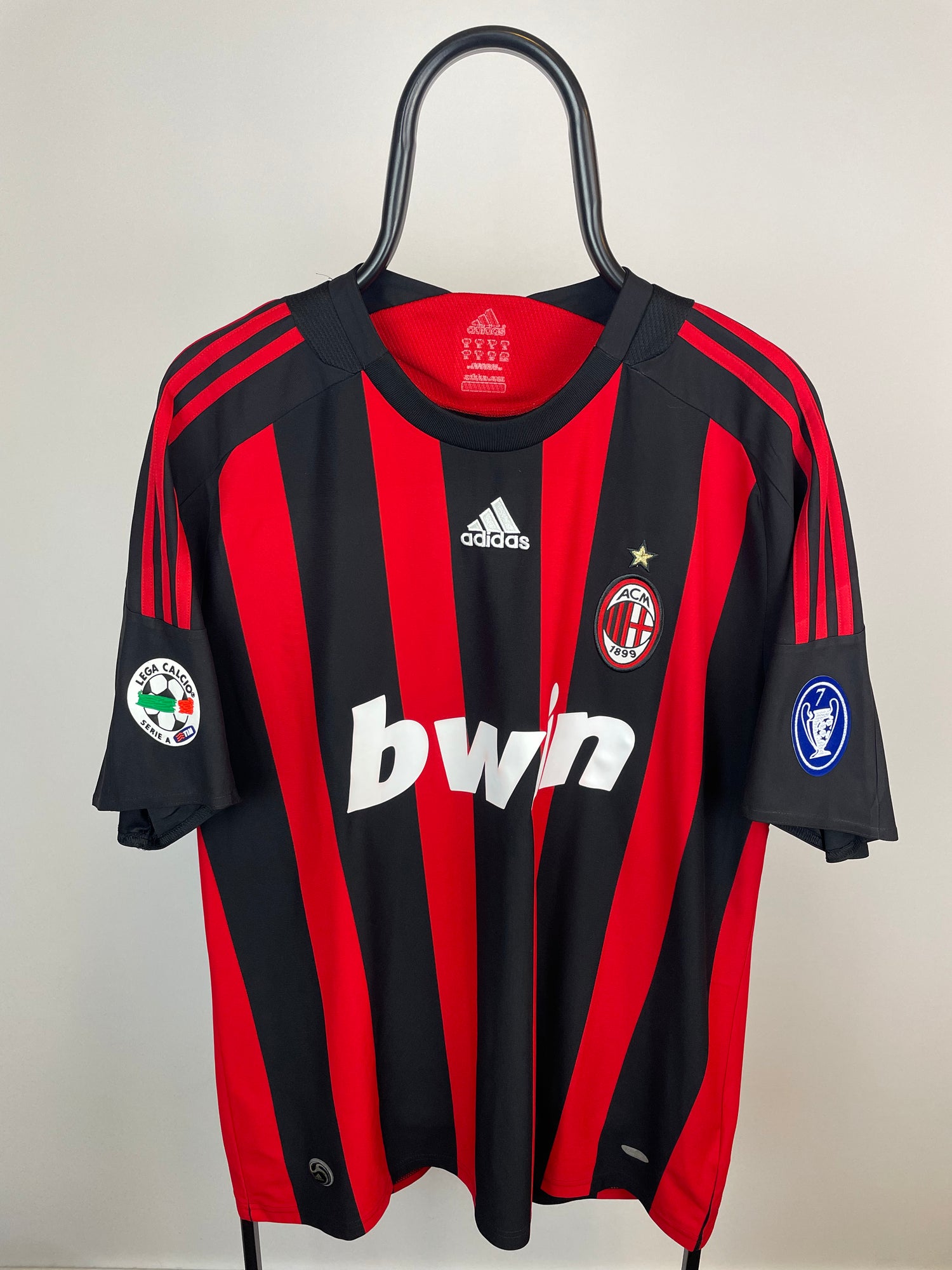 David Beckham AC Milan 08/09 hjemmebanetrøje - XL