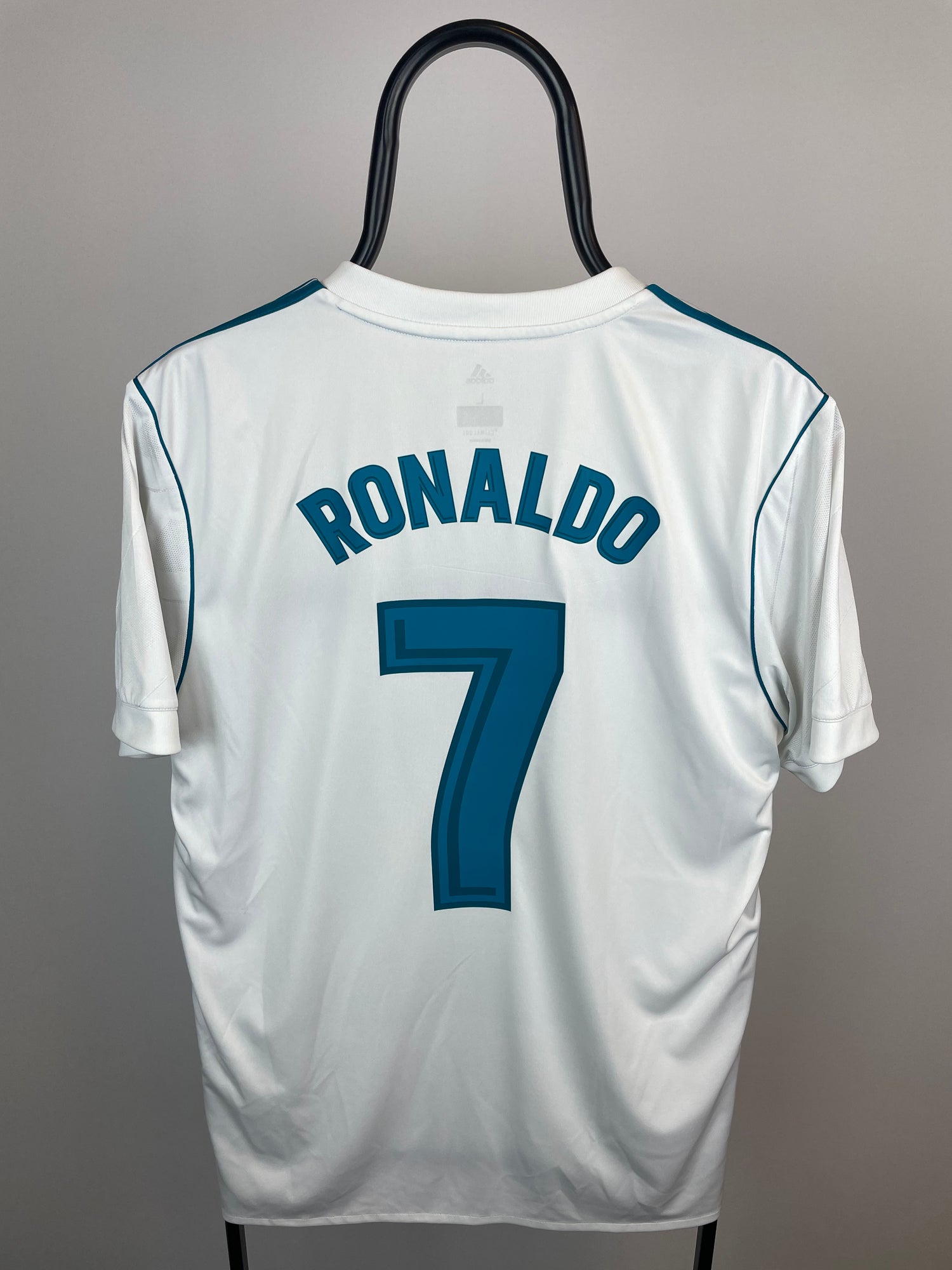 Cristiano Ronaldo Real Madrid 17/18 hjemmebanetrøje - L