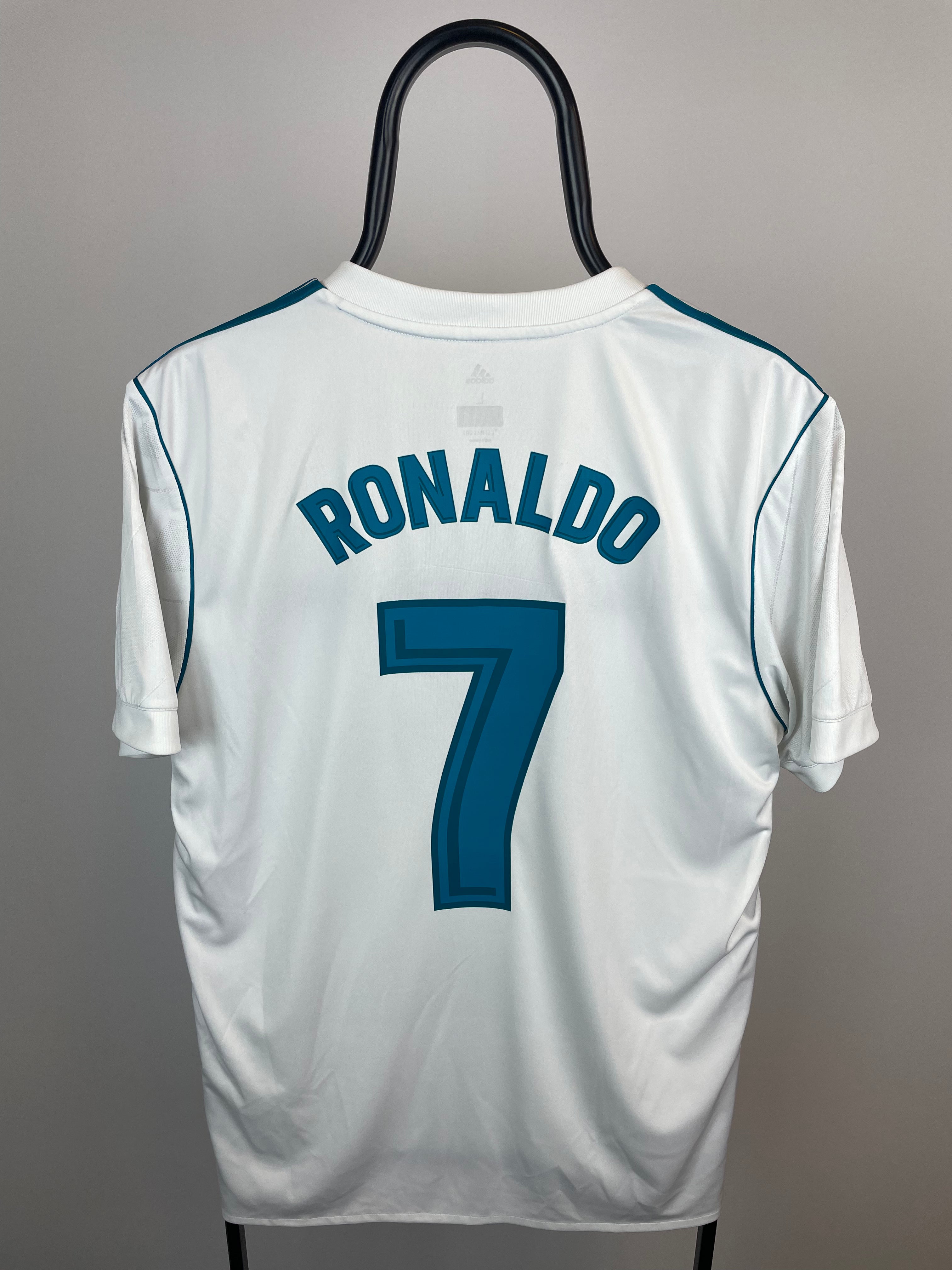 Cristiano Ronaldo Real Madrid 17/18 hjemmebanetrøje - L