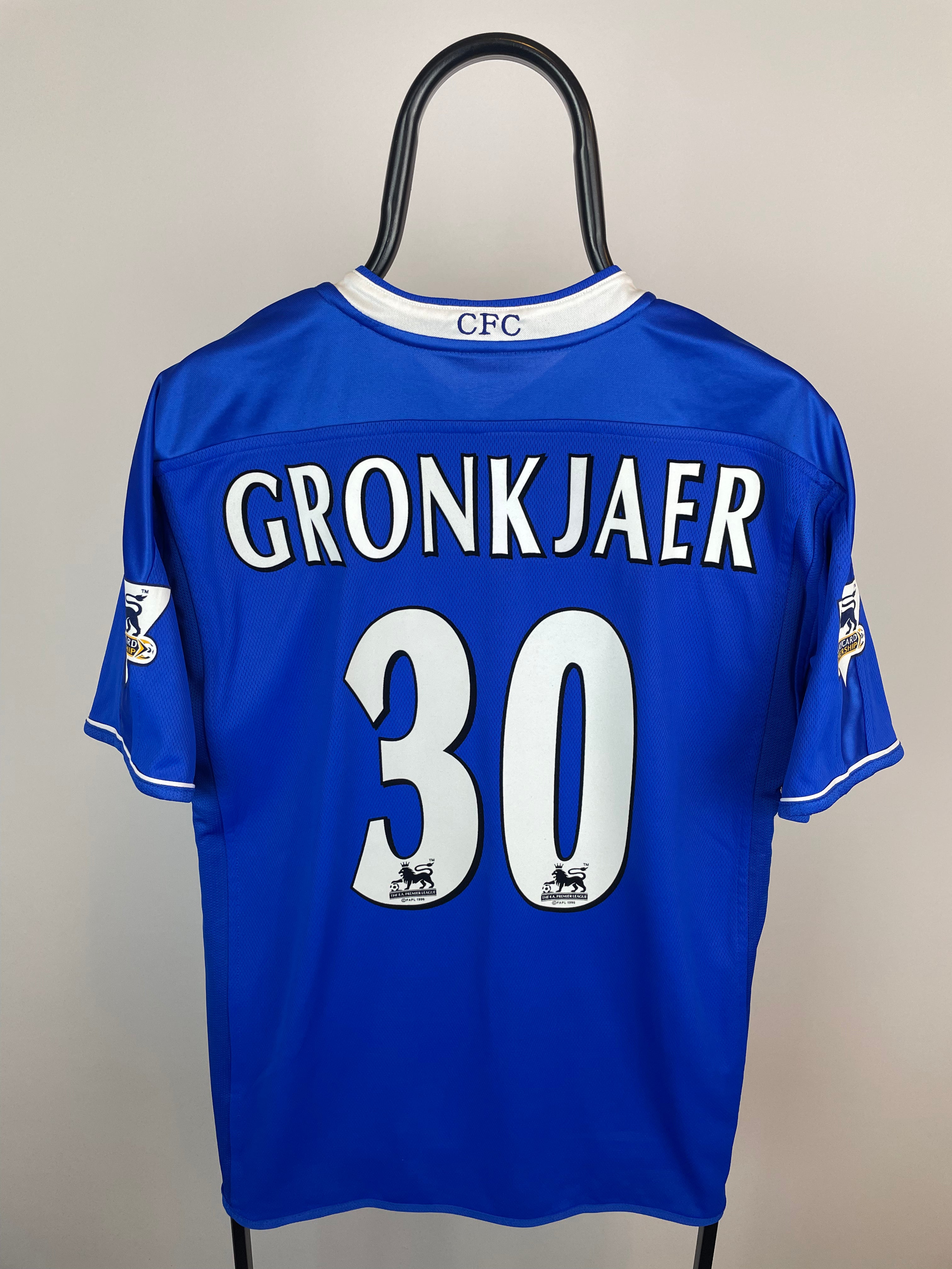 Jesper Gronkjaer Chelsea 03/04 hjemmebanetrøje - M