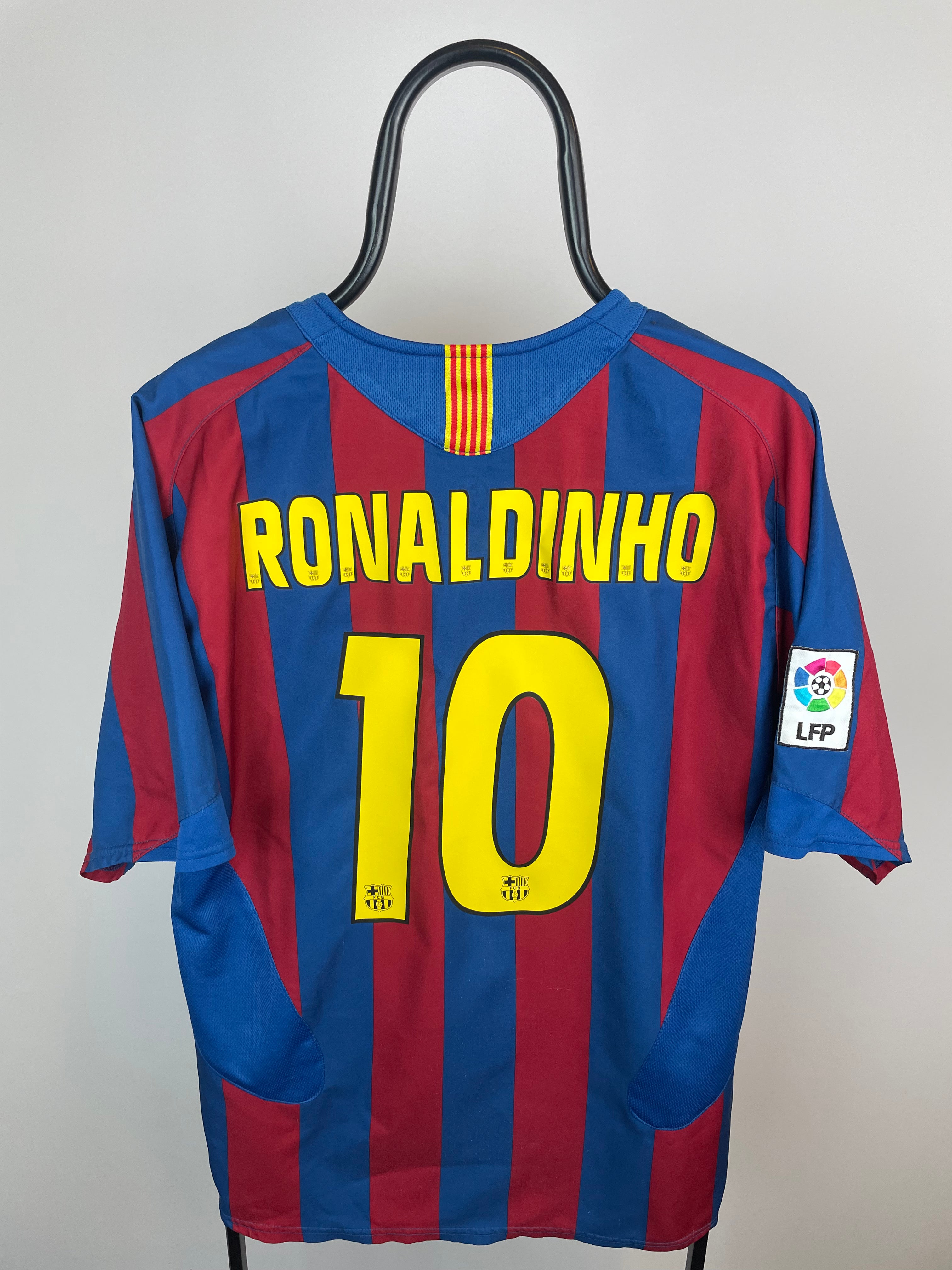 Ronaldinho Barcelona 05/06 hjemmebanetrøje - L