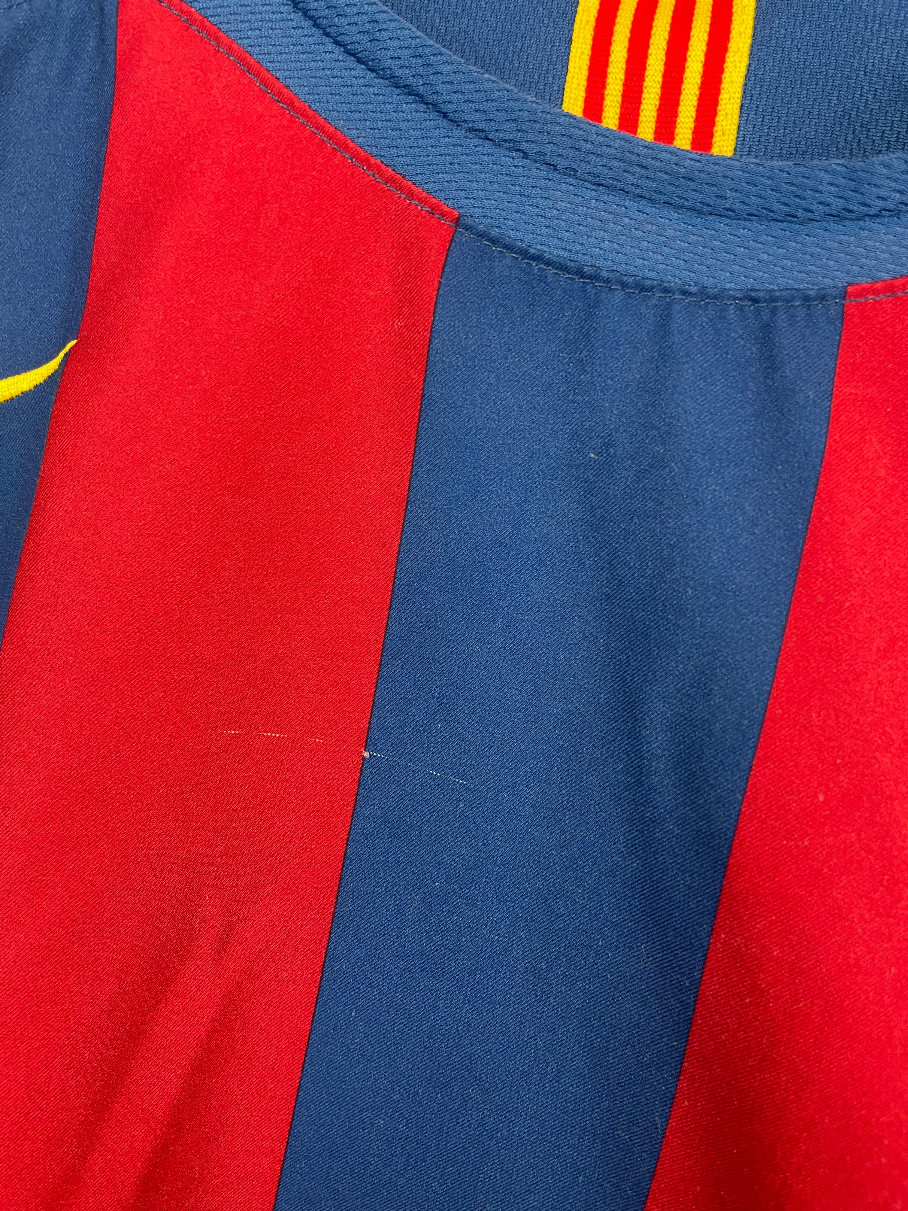 Ronaldinho Barcelona 05/06 hjemmebanetrøje - L