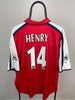 Thierry Henry Arsenal 00/02 hjemmebanetrøje - XL