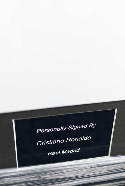 Cristiano Ronaldo Real Madrid 11/12 SIGNERET hjemmebanetrøje - L