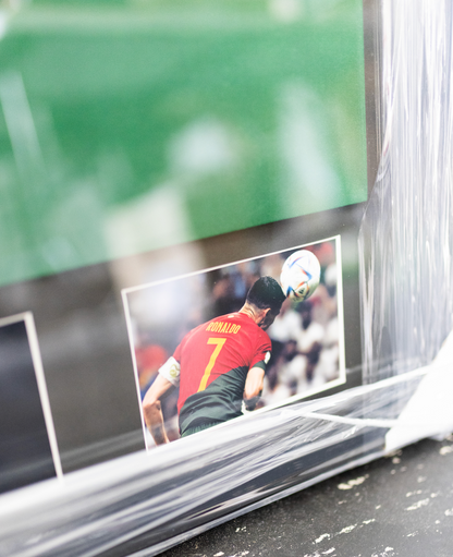 Cristiano Ronaldo Portugal 22/23 SIGNERET hjemmebanetrøje - L