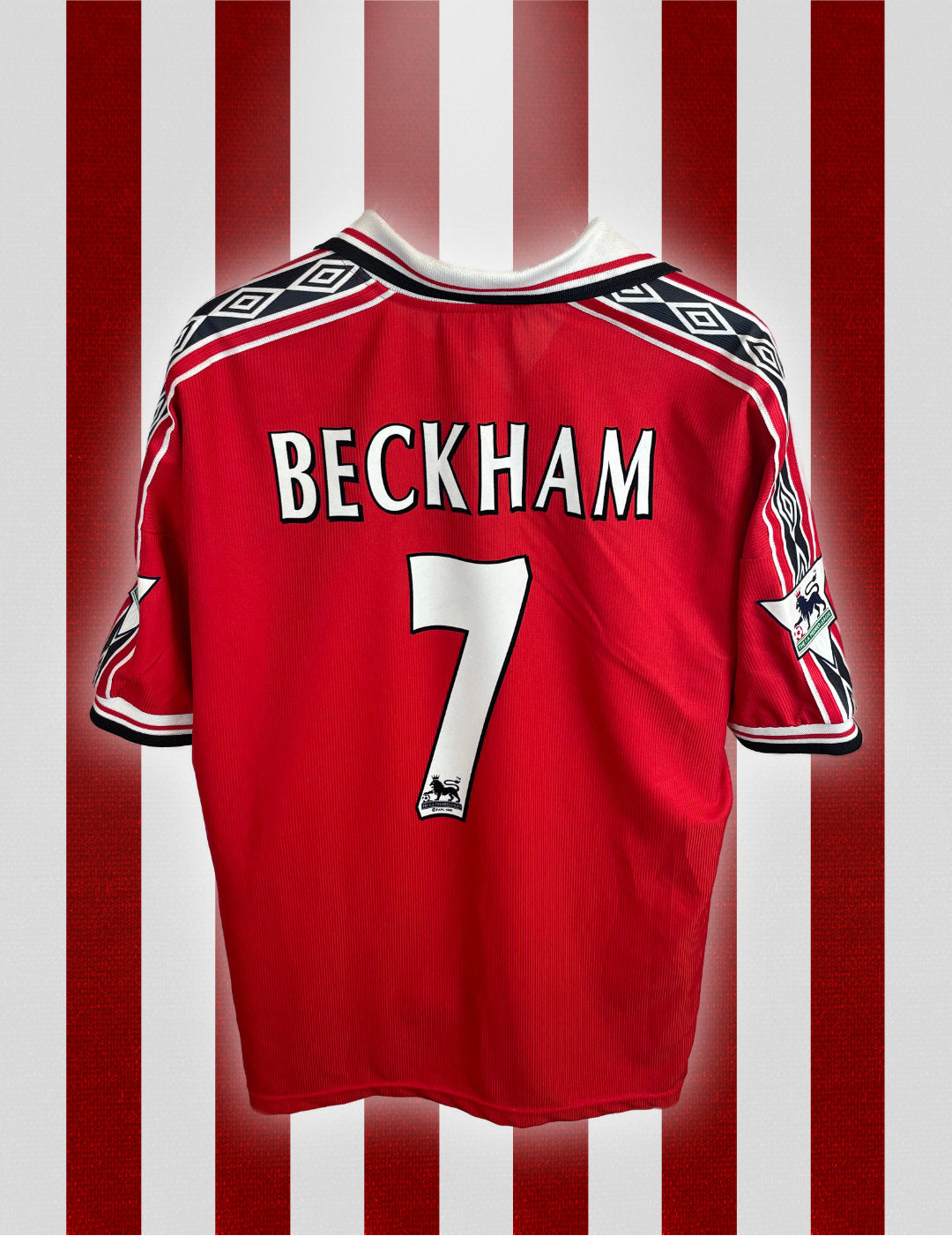 David Beckham Manchester United 98/00 hjemmebanetrøje - XXL