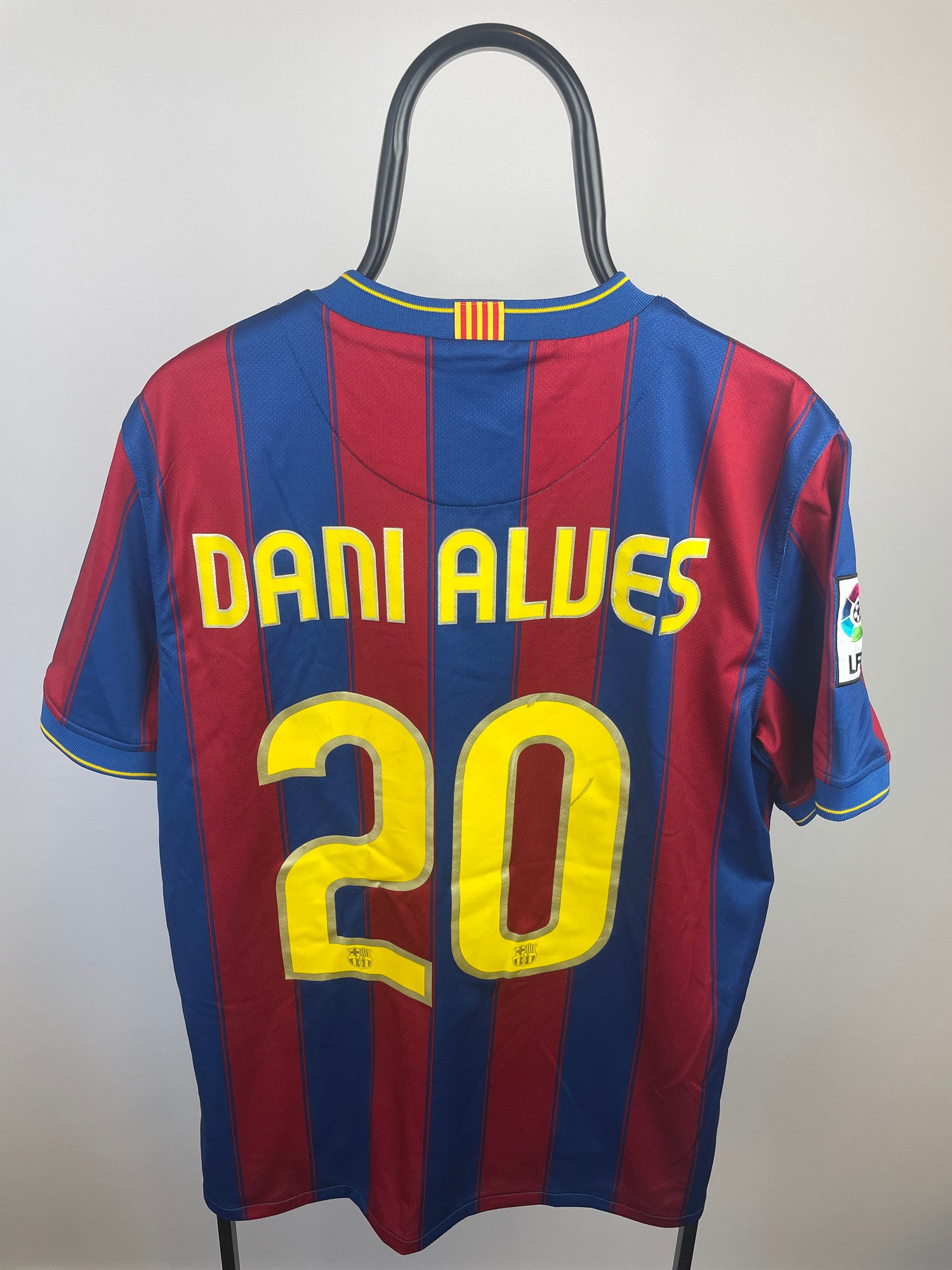 Dani Alves Barcelona 09/10 hjemmebanetrøje - L