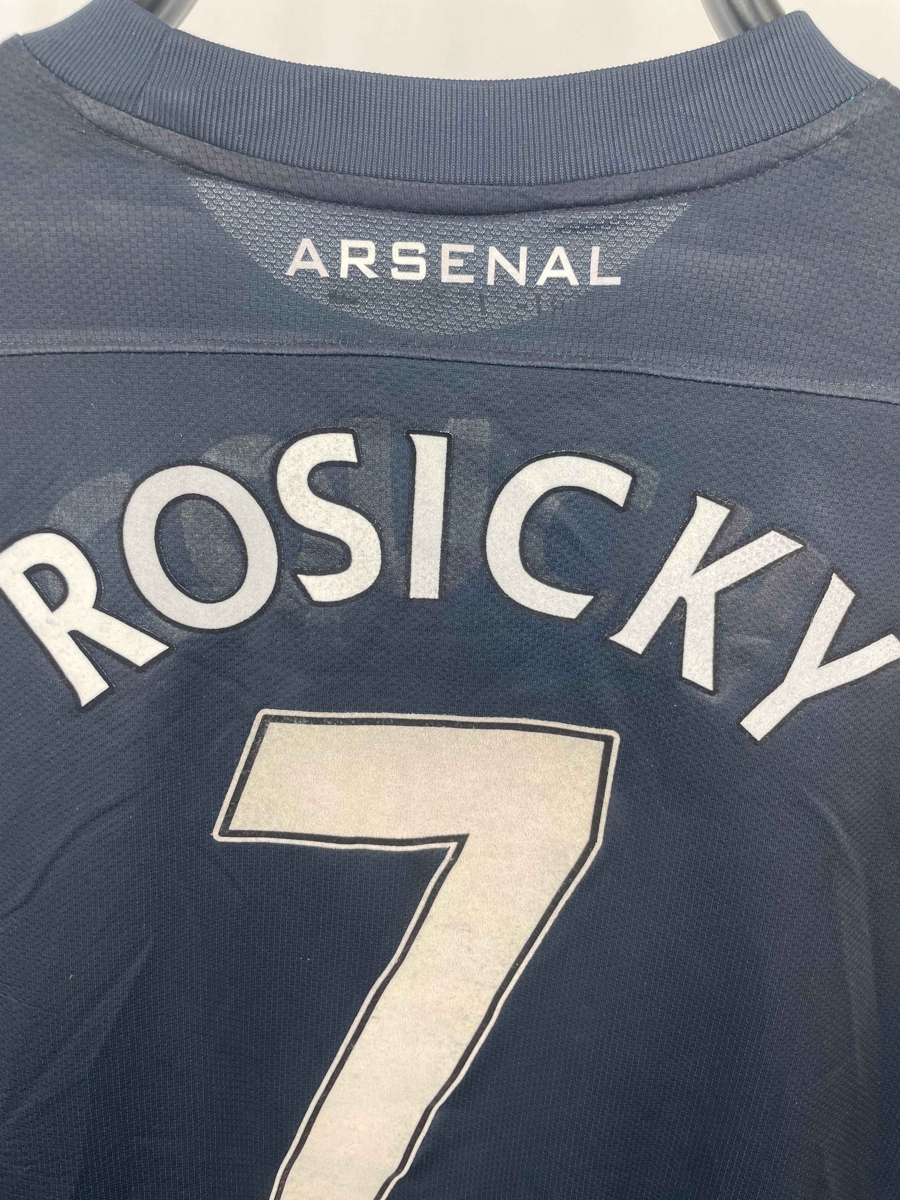 Rosicky Arsenal 11/12 langærmet udebanetrøje - XL